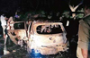 Two from Karkala found charred in car in Halebeedu